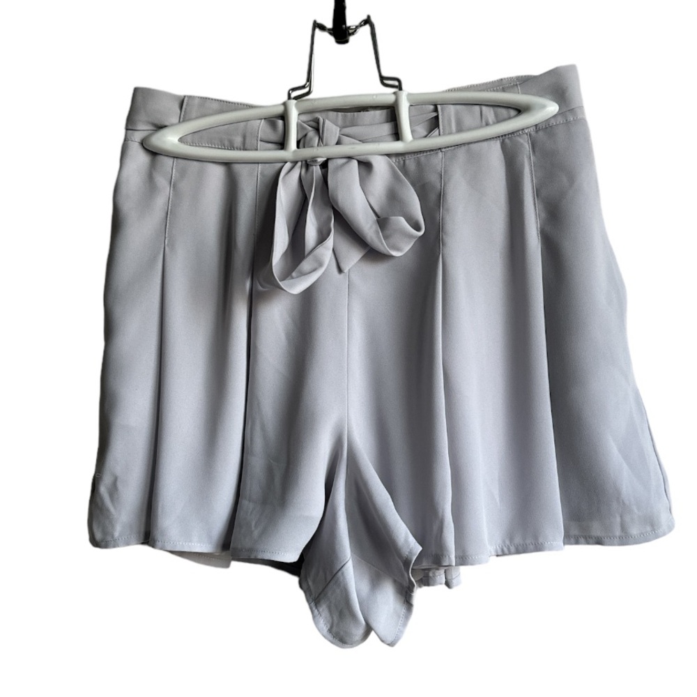 SUNDAY BEST Women’s Westley Gray Tie Waist Shorts Size 4